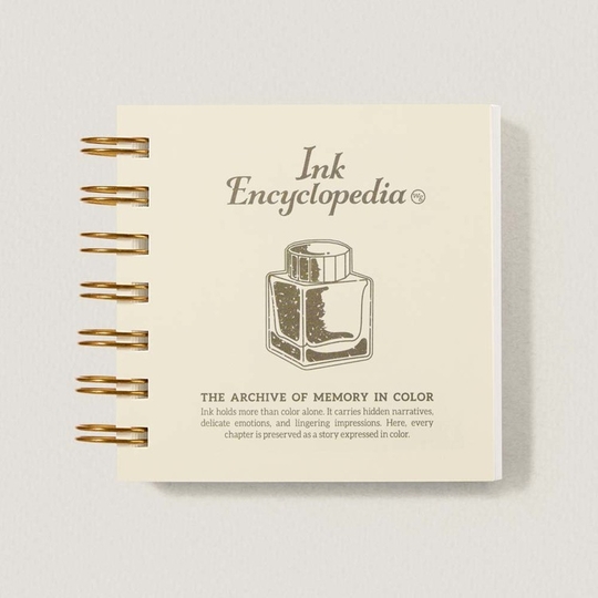 Wearingeul Ink Encyclopedia Quaderno Spirale per Prove di Inchiostro