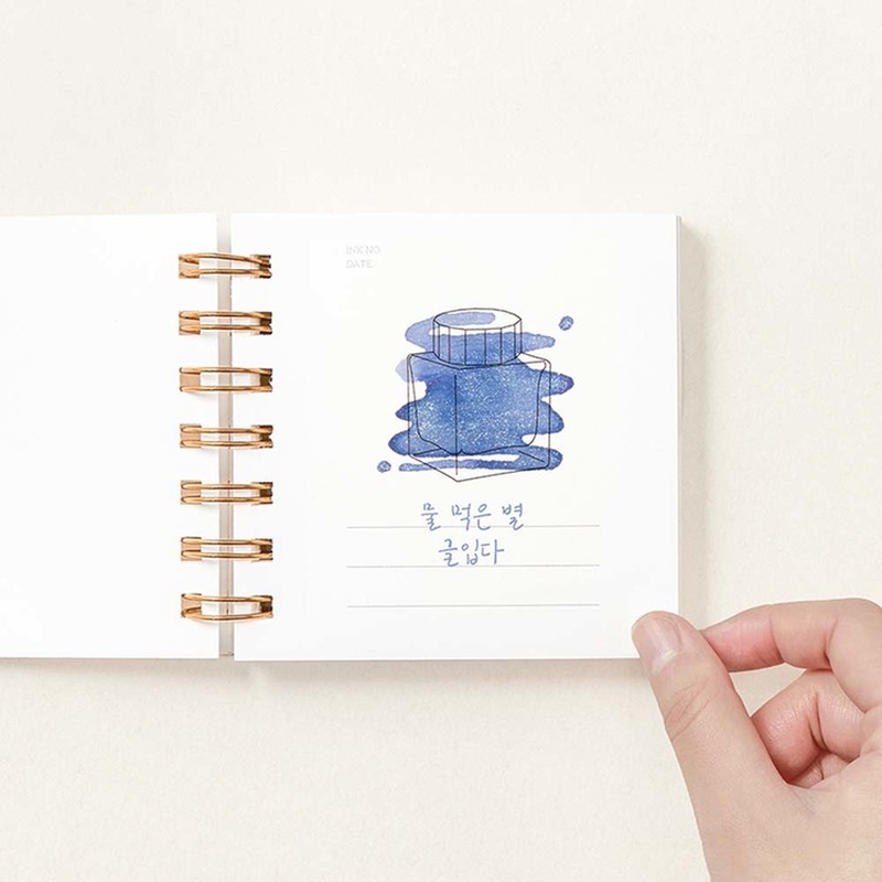 Wearingeul Wearingeul Ink Encyclopedia Quaderno Spirale per Prove di Inchiostro