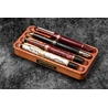 Galen Leather Galen Leather The Pen Station Supporto Portapenne in Legno di Mogano