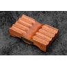 Galen Leather Galen Leather The Pen Bridge Wooden Pen Stand Mahogany