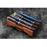 Galen Leather Galen Leather The Pen Bridge Supporto Portapenne in Legno di Mogano