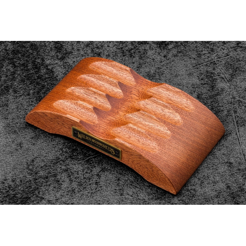 Galen Leather Galen Leather The Pen Arch Supporto Portapenne in Legno di Mogano