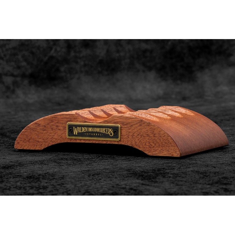 Galen Leather Galen Leather The Pen Arch Supporto Portapenne in Legno di Mogano