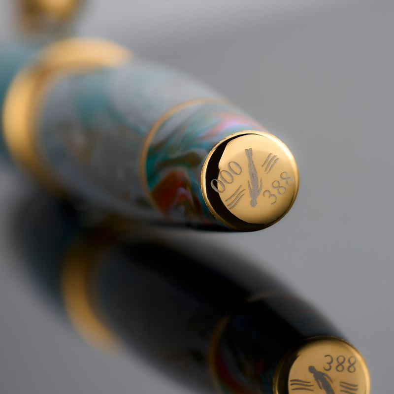 Delta Delta Indigenous People Penna Stilografica Bajau Edizione Limitata 14k