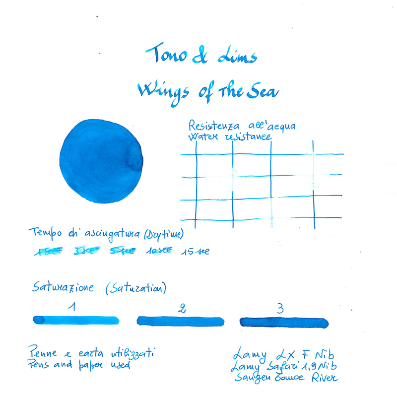 Tono & Lims Tono & Lims Wings of the Sea Ink Bottle 30 ml