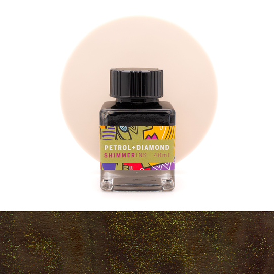 Leonardo Petrol Diamond Ink Bottle 40 ml