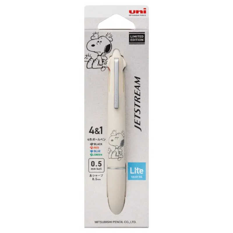 Uni Uni x Peanuts Jetstream 4&1 0.5 mm Lite Touch Multi Pen Mellow White