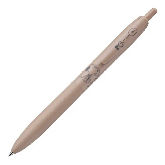 Uni x Peanuts Jetstream 0.5 mm Lite Touch Ballpoint Pen Soft Brown