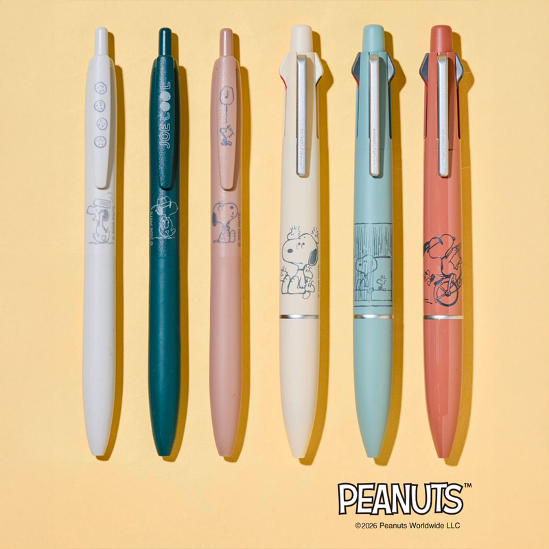 Uni Uni x Peanuts Jetstream 4&1 0.5 mm Lite Touch Penna Multifunzione Mellow White