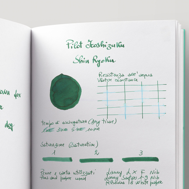 Pilot Iroshizuku Shin-Ryoku Inchiostro 15 ml