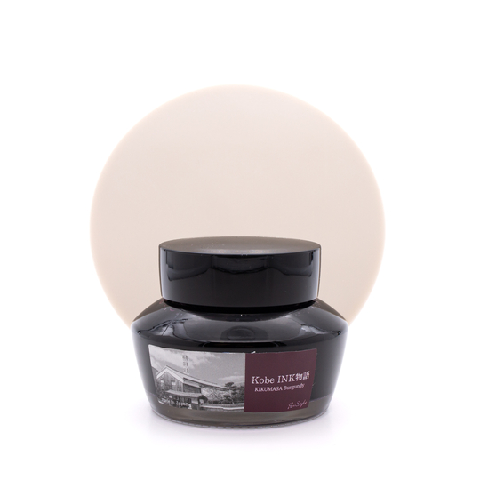 Nagasawa Kobe Monogatari Kikumasa Burgundy Ink Bottle 50 ml