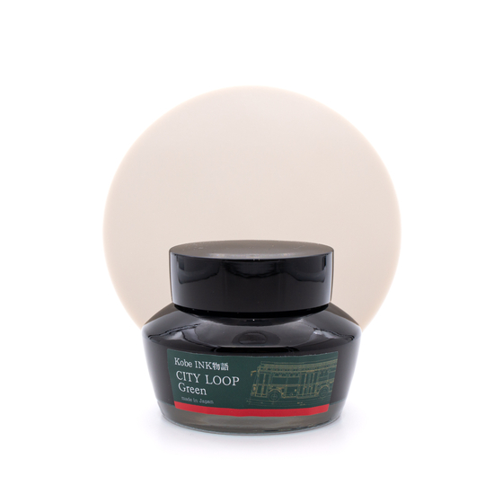 Nagasawa Kobe Monogatari City Loop Green Ink Bottle 50 ml
