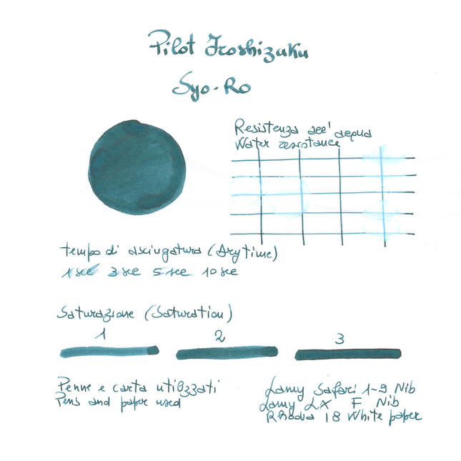 Pilot Iroshizuku Syo-Ro Inchiostro 15 ml