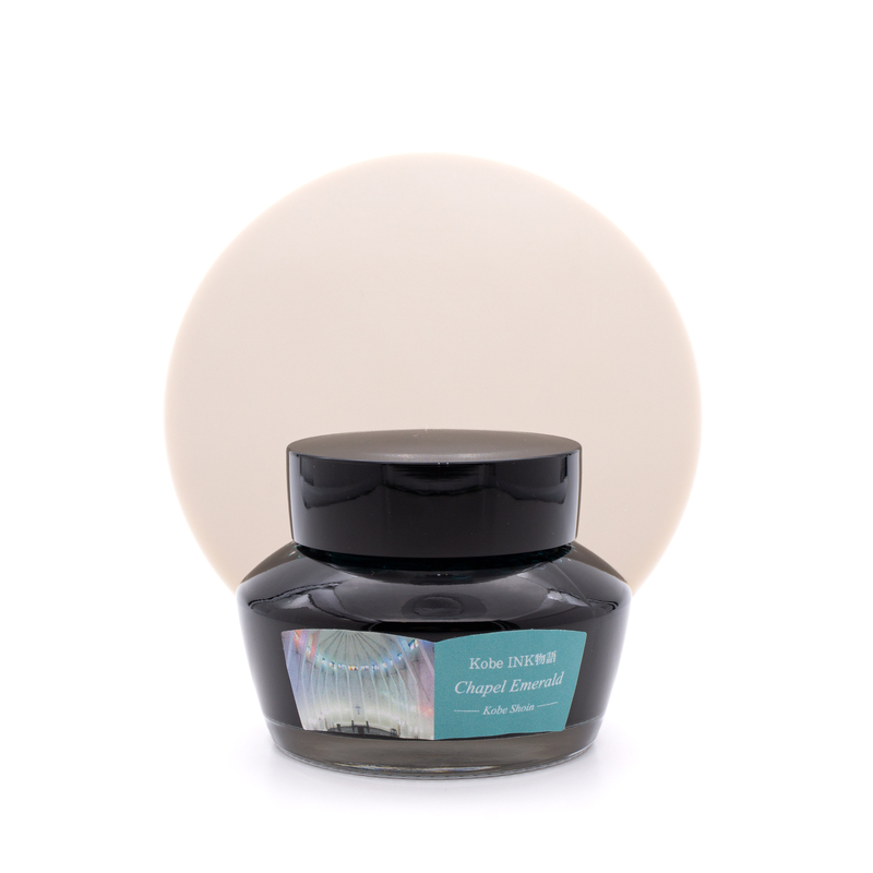 Nagasawa Nagasawa Kobe Monogatari Chapel Emerald Ink Bottle 50 ml