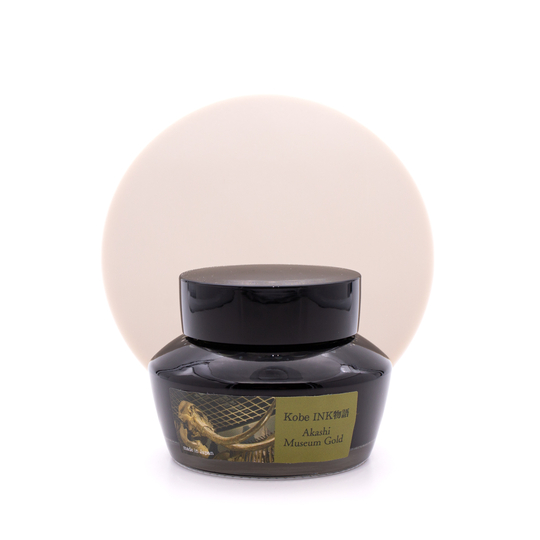 Nagasawa Kobe Monogatari Akashi Museum Gold Ink Bottle 50 ml
