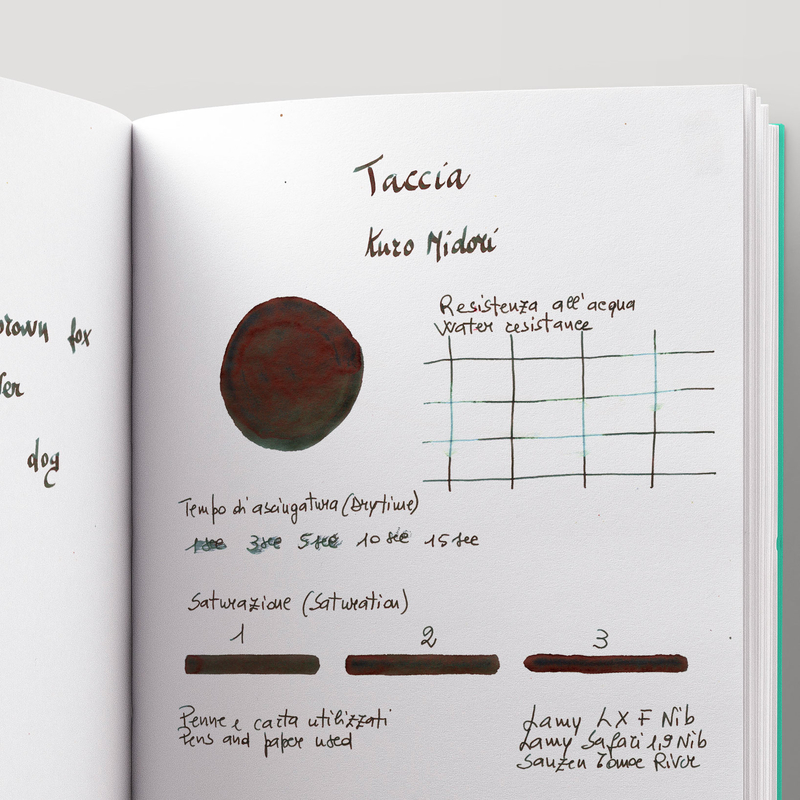 Taccia Taccia Ukiyo-e Kuniyoshi Kuro Midori Ink Bottle 40 ml