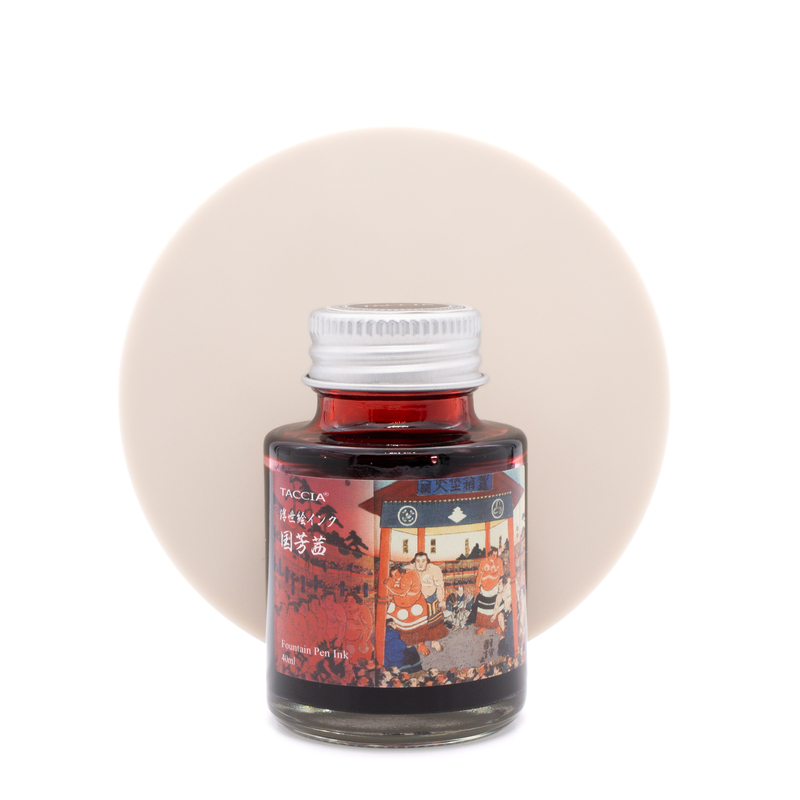 Taccia Taccia Ukiyo-e Kuniyoshi Akane Ink Bottle 40 ml