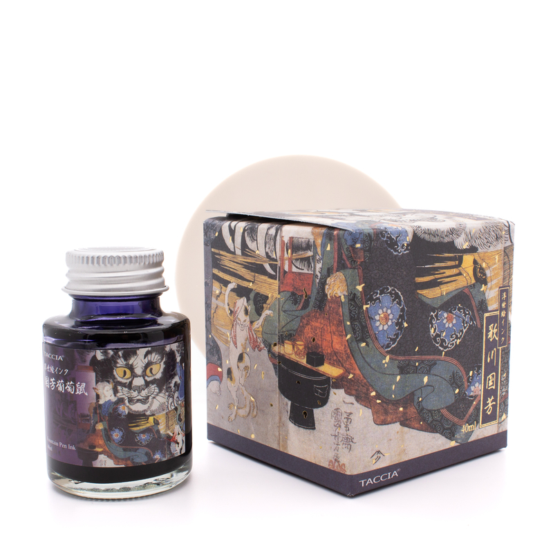 Taccia Taccia Ukiyo-e Kuniyoshi Budou Nezu Ink Bottle 40 ml