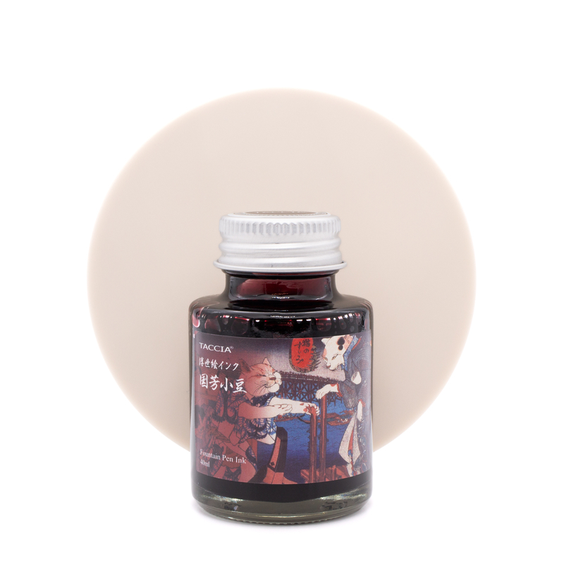 Taccia Taccia Ukiyo-e Kuniyoshi Azuki Ink Bottle 40 ml
