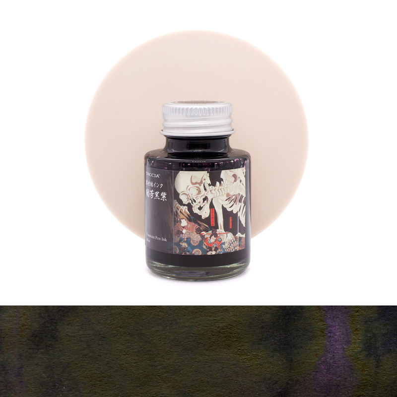 Taccia Taccia Ukiyo-e Kuniyoshi Kuro Murasaki Ink Bottle 40 ml