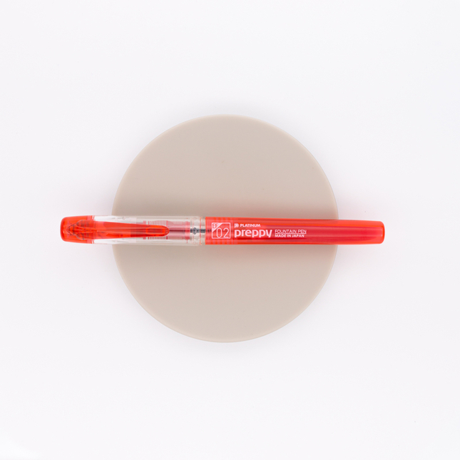 Platinum Preppy 02 Fountain Pen Red