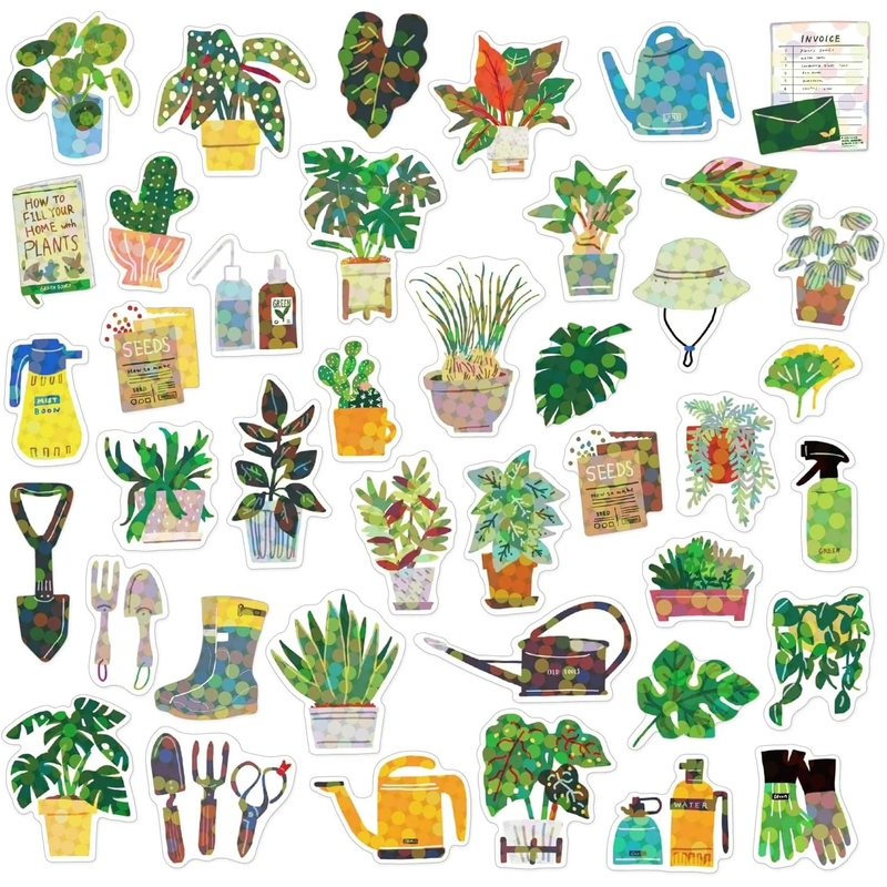 Greeting Life Greeting Life Hako Sticker Houseplants