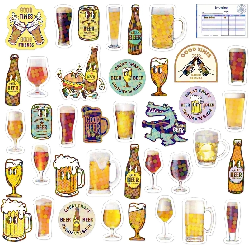 Greeting Life Greeting Life Hako Sticker Beer