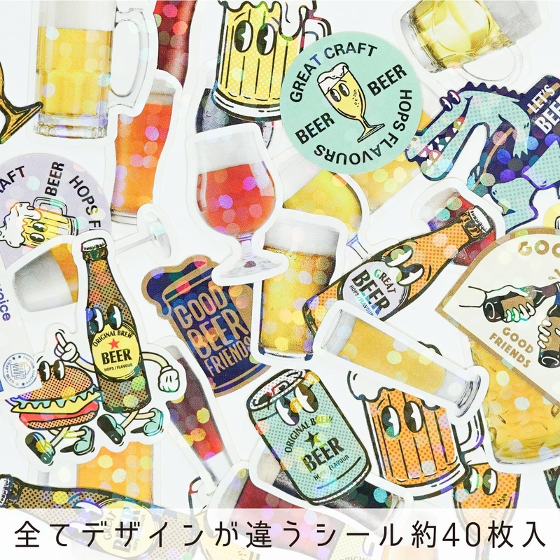 Greeting Life Greeting Life Hako Sticker Beer