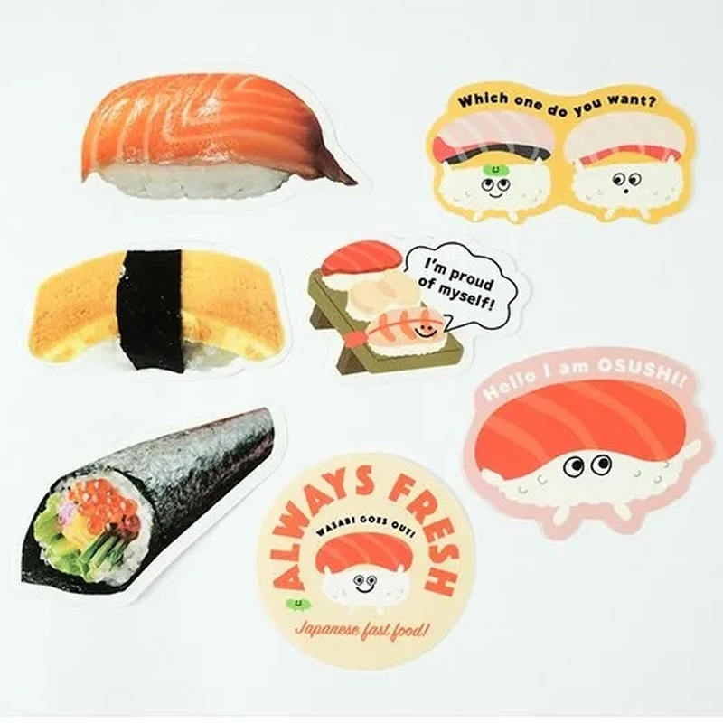 Greeting Life Greeting Life Sticker Pack Sushi