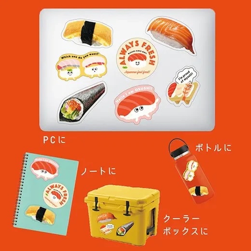 Greeting Life Greeting Life Sticker Pack Sushi