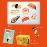 Greeting Life Greeting Life Sticker Pack Sushi