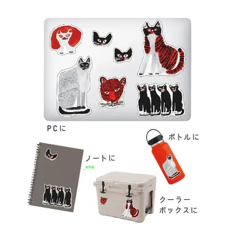 Greeting Life Greeting Life Sticker Pack Mirocomachiko Cat