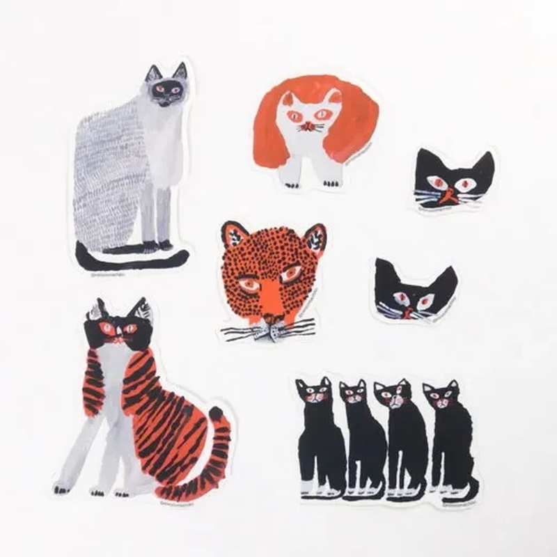 Greeting Life Greeting Life Sticker Pack Mirocomachiko Cat