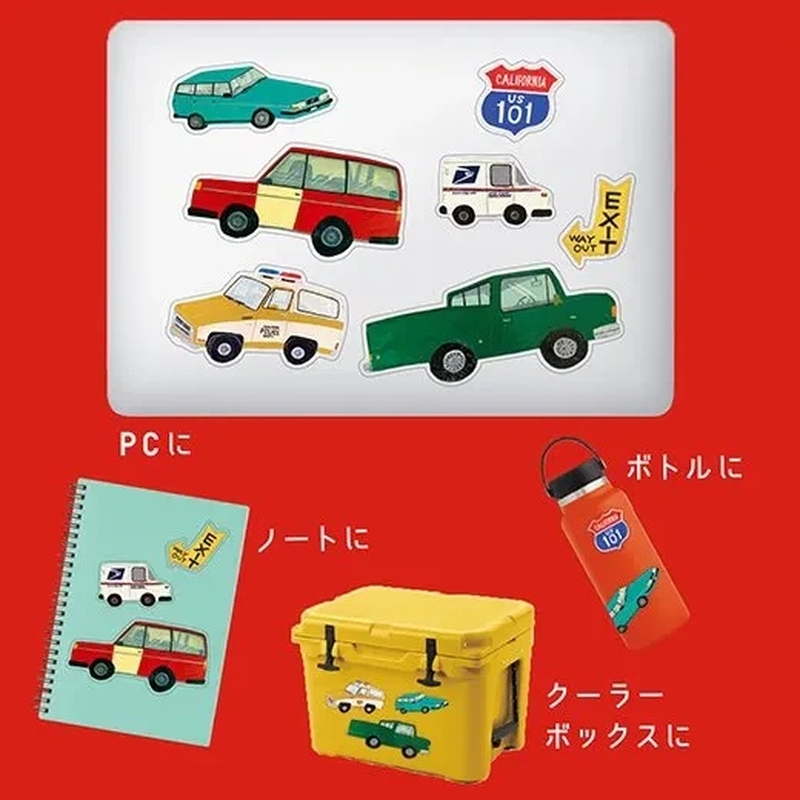 Greeting Life Greeting Life Sticker Pack Kahoko Car