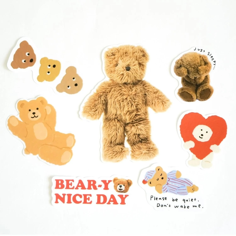 Greeting Life Greeting Life Sticker Pack Teddy Bear