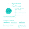 Nagasawa Nagasawa Kobe Monogatari Chapel Emerald Ink Bottle 50 ml