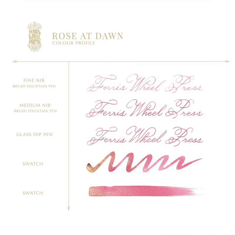 Ferris Wheel Press Ferris Wheel Press Rose at Dawn Ink Bottle 38 ml