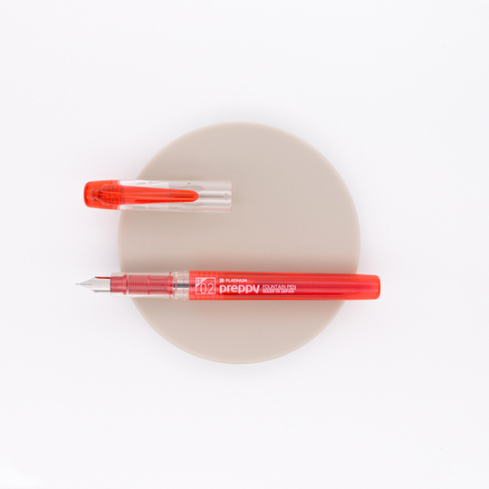 Platinum Preppy 02 Fountain Pen Red
