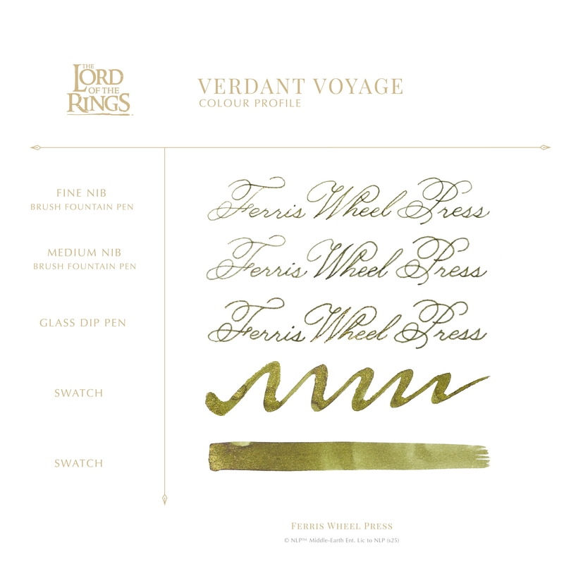Ferris Wheel Press Ferris Wheel Press x The Lord of The Rings Verdant Voyage Ink Bottle 28 ml