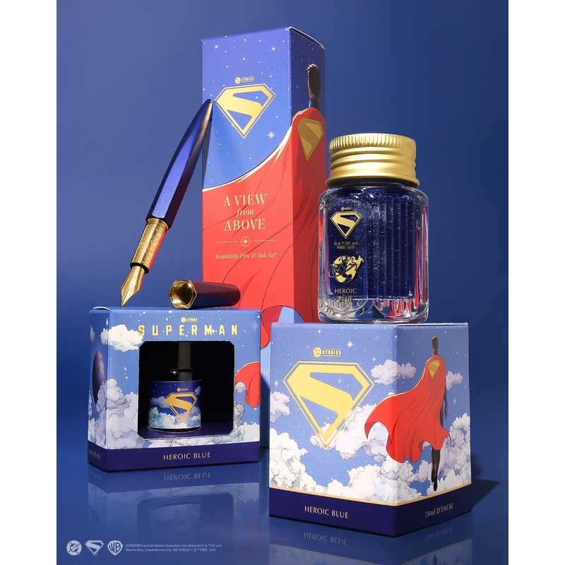 Ferris Wheel Press Ferris Wheel Press x Superman Heroic Blue Inchiostro 10 ml