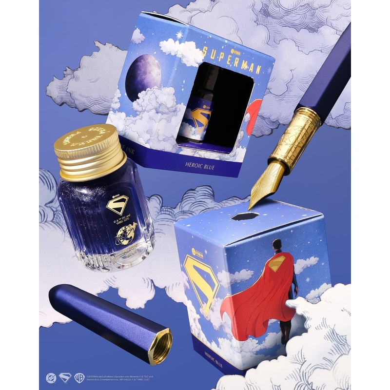 Ferris Wheel Press Ferris Wheel Press x Superman Heroic Blue Inchiostro 28 ml