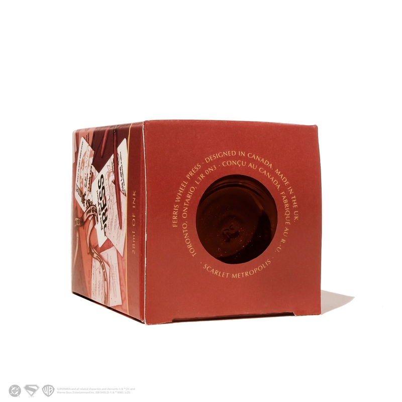 Ferris Wheel Press Ferris Wheel Press x Superman Scarlet Metropolis Ink Bottle 28 ml