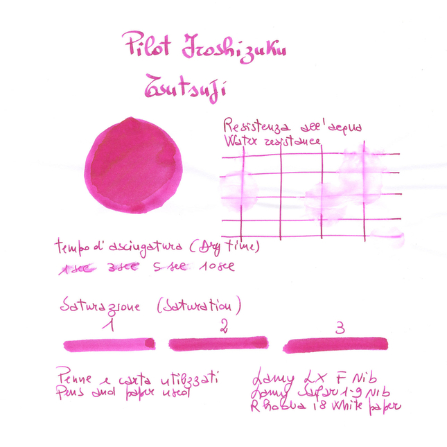 Pilot Iroshizuku Tsutsuji Inchiostro 15 ml