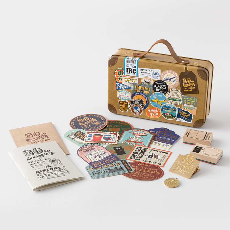 Traveler's Company Traveler's Notebook 20th Anniversary Customization Set
