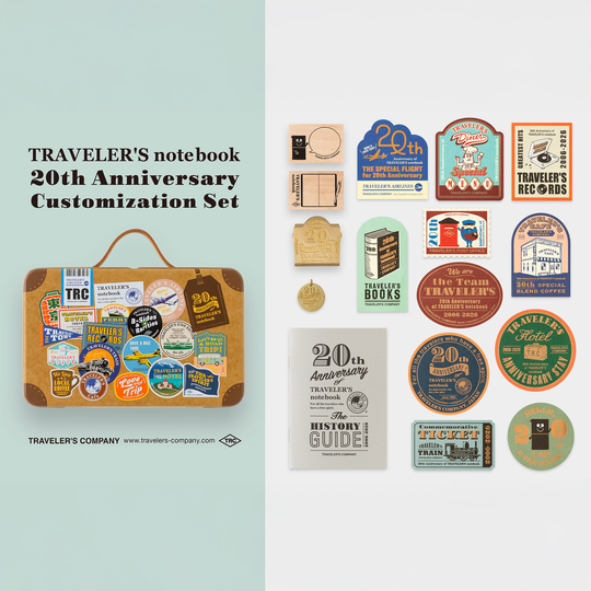 Traveler's Notebook 20th Anniversary Customization Set