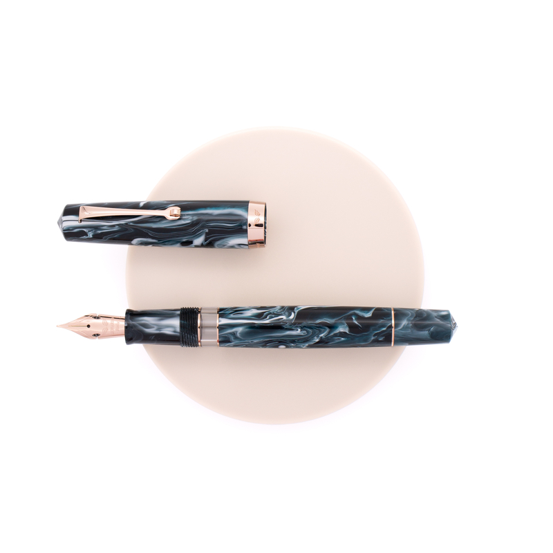 Leonardo Officina Italiana Leonardo Momento Magico Fantasie Fountain Pen Arctic Blast 14k Limited Edition