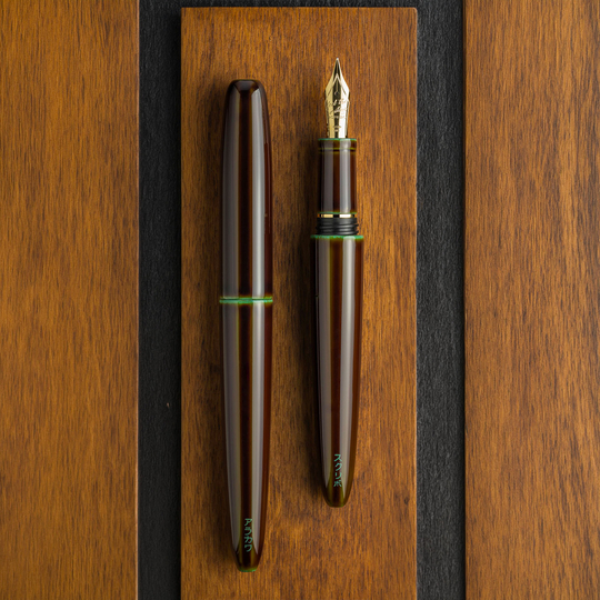 Scribo Piuma Fountain Pen Hane Toruko & Gold Limited Edition