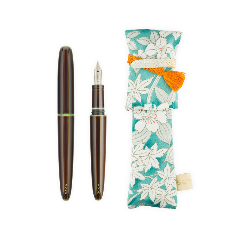 Scribo Scribo Piuma Fountain Pen Hane Toruko & Ruthenium Limited Edition