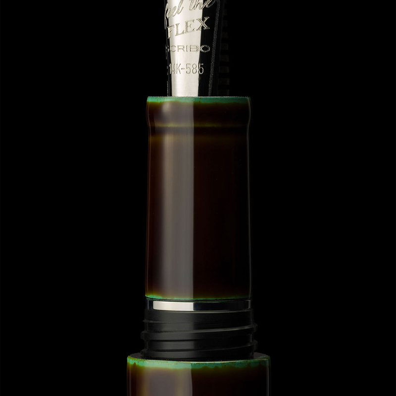 Scribo Scribo Piuma Fountain Pen Hane Toruko & Ruthenium Limited Edition
