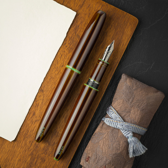 Scribo Piuma Fountain Pen Hane Toruko & Ruthenium Limited Edition